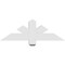 Ekena Millwork Kennewick Architectural Grade PVC Gable Bracket, 36"W x 12"H x 4"D x 4"F, 8/12 Pitch GBP036X12X0404KEN00 - alternate 3